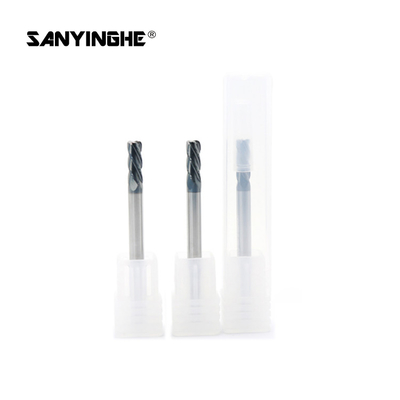 Carbide Corner Radius Milling Cutters 4 Flutes Long Shank Milling Cutter For Steel